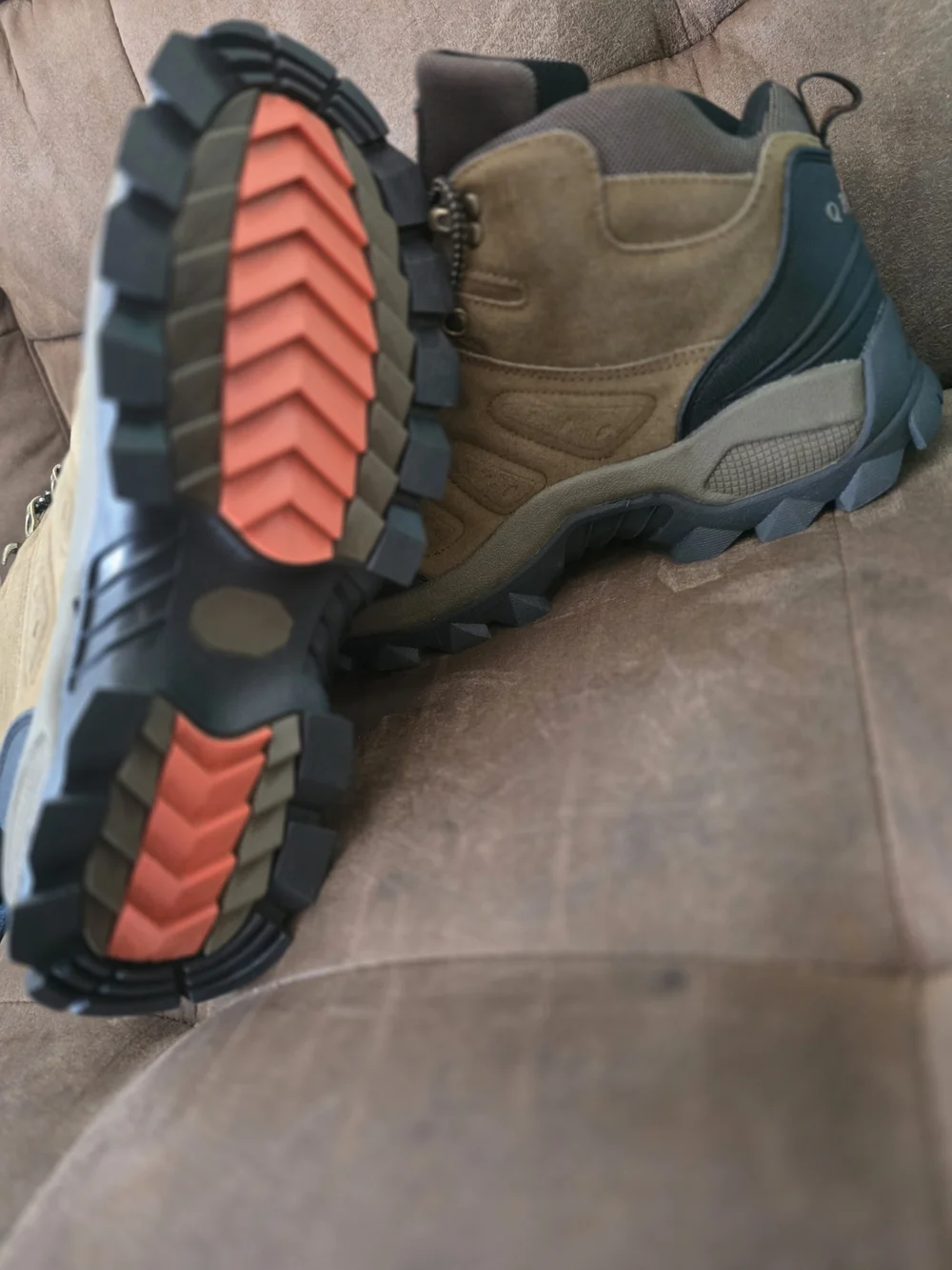 Brown Men's Hiking Boots - Rugged Outdoor Support